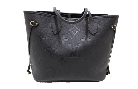 louis vuitton black leather tote|louis vuitton black tote neverfull.